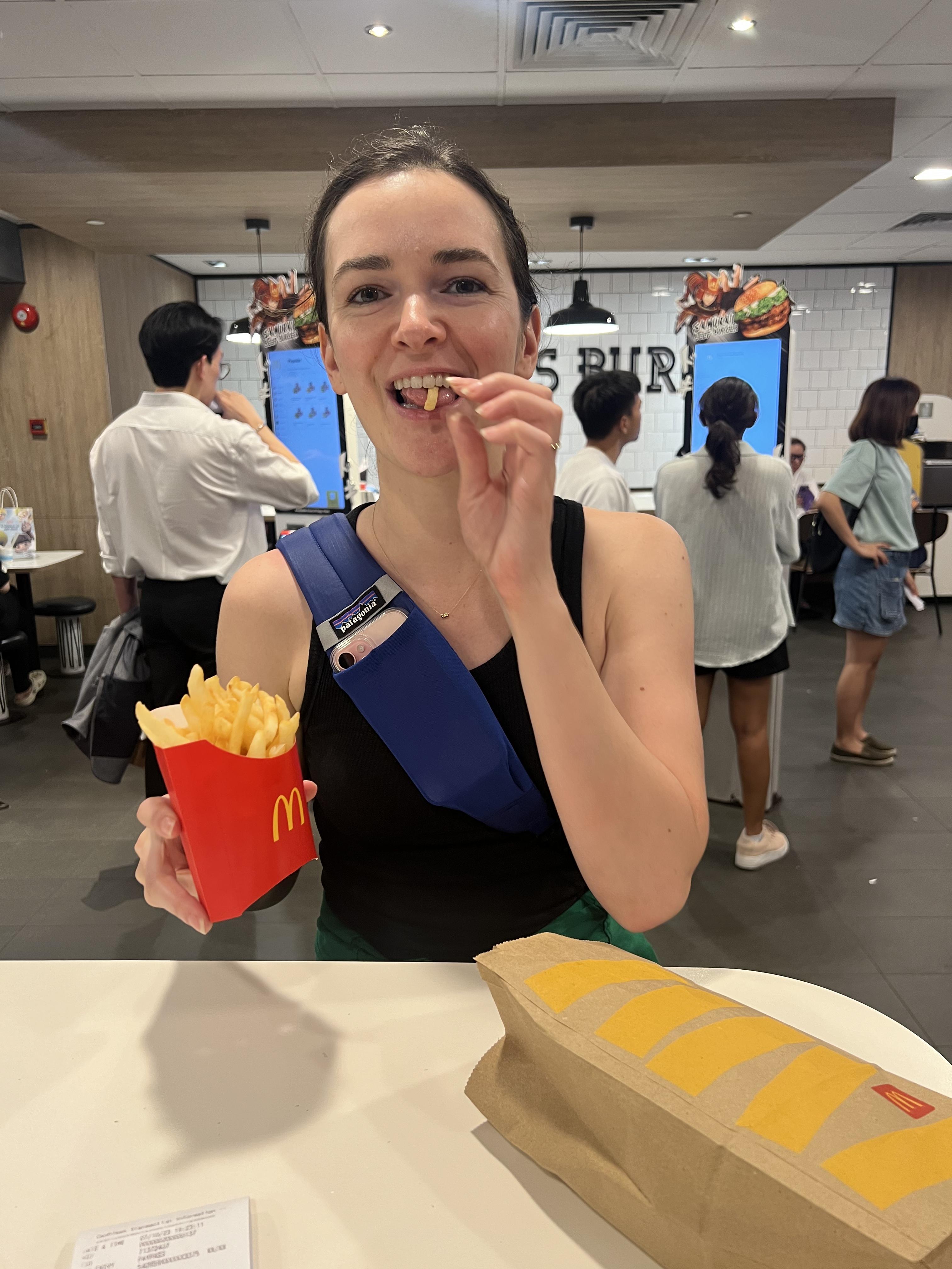 McDonald's fries in Singapore